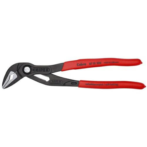 KNIPEX ウォーターポンププライヤー コブラES(エクストラスリム)250mm(SB店頭展示パッケージ仕様) ( 8751-250SB ) | 