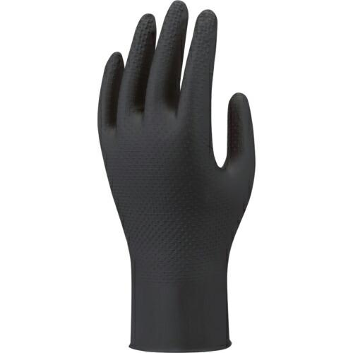 SHOWA ニトリルゴム製使いきり手袋(パウダーフリー) メカニクスギア50枚入 ブラック M ( NO709B-M ) | 