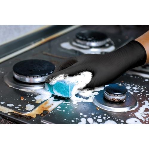 SHOWA ニトリルゴム製使いきり手袋(パウダーフリー) メカニクスギア50枚入 ブラック M ( NO709B-M ) |  | 07