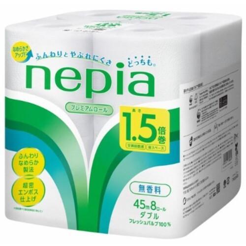 ネピア ( 王子ネピア ) トイレットロール ネピア8R ダブル 1．5倍