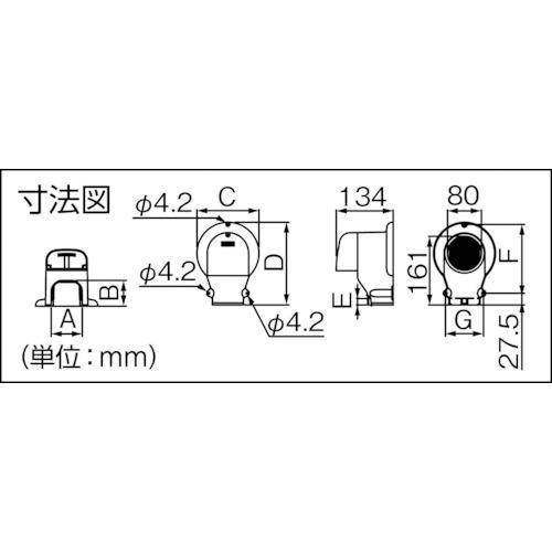 因幡電工 ウォールコーナー換気式 アイボリー 適合エアコンキャップツバ外径φ153以下 ( LDWX-70L-I ) 因幡電機産業(株) 電工営業統括部 |  | 01