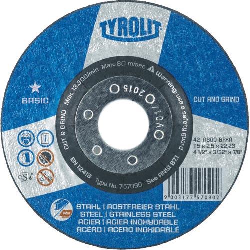 TYROLIT 切断研削砥石 C&G 100mm #30 ( 743938 ) TYROLIT社 | 