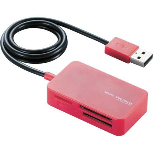 【SALE価格】ELECOM 小型メモリリーダライタ レッド ( MR-A39NRD ) エレコム(株) | 