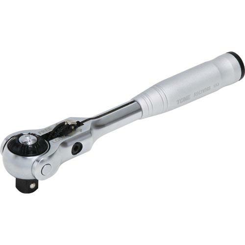 【SALE価格】TONE ショートスイベルラチェットハンドル(ホールドタイプ) 歯数144枚相当 差込角9.5mm 全長170mm ( RH3VHS ) TONE(株) | 