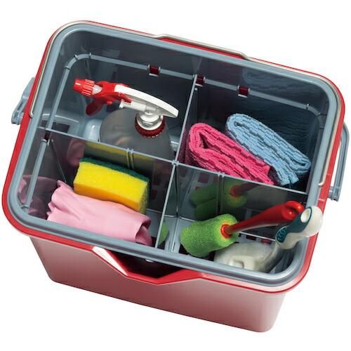 【SALE価格】テラモト 仕切付きバケツ2エンジ ( CE-447-100-6 ) |  | 09