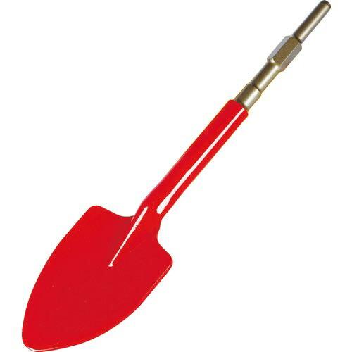 【SALE価格】モクバ印 電動ハンマー用スコップ 17H×105mm×400mm ( B14-105 ) (株)小山刃物製作所 | 