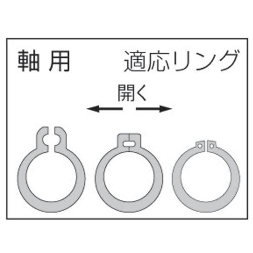Ampco ( スナップオン・ツールズ )　スナップリング用プライヤー（軸用）　全長１４０ｍｍ　適用スナップリング１０〜２５ｍｍ ( AMC8302 ) (メーカー取寄)_1
