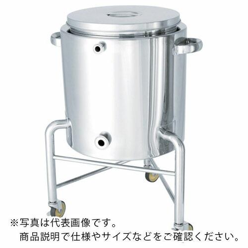 日東 ステンレスタンク片テーパー型ジャケット容器脚付20L ( KTT-ST-J-L-30 )