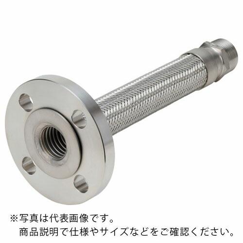 NFK ニップル×フランジ式(カラー型)フレキシブルホース 継手SUS304(A ( NK1500X3100/10K(304)-50A-400L )