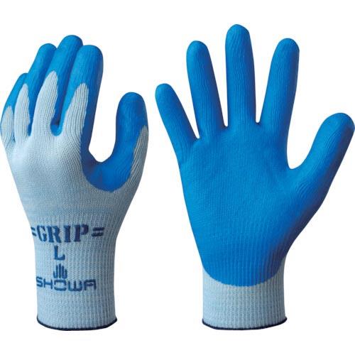 【SALE価格】SHOWA ニトリルゴム背抜き手袋 まとめ買い 簡易包装強力グリップ(10双入) ブルー Lサイズ ( NO360-L10P ) ショーワグローブ(株) | 