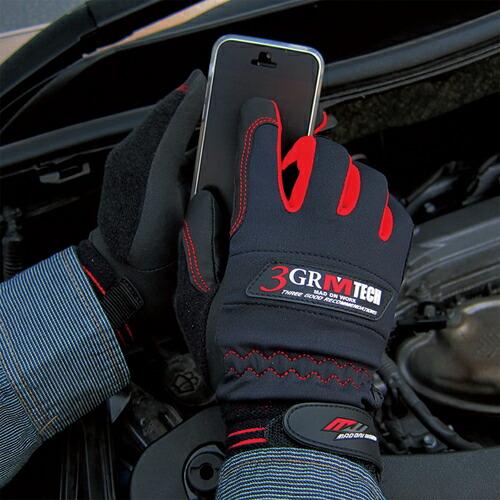 ミタニ 合皮手袋 3GR エムテック ブラック LLサイズ ( 209535 ) ミタニコーポレーション(株) | エムテック | 02