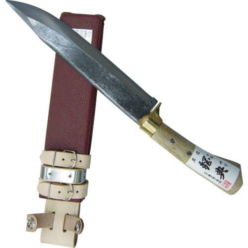 鋼典 安来鋼付 山鉈 片刃ツバ付 完全包装 ( C-30 ) 五十嵐刃物工業(株) | 