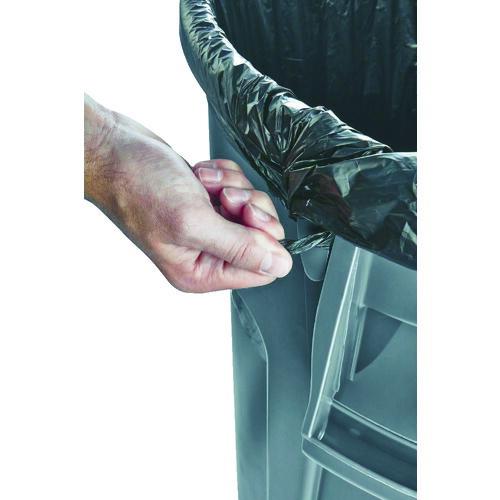 ラバーメイド ラウンドブルートコンテナ スリット付き 37.9L グレー ( 261075 ) ニューウェルブランズ・ジャパン合同会社 | Rubbermaid | 02