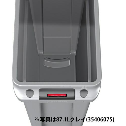 ERECTA ( ニューウェルブランズ ) スリムジムコンテナ 通気孔付き ８７．１Ｌ ブラック ( 3540-6007 )の画像