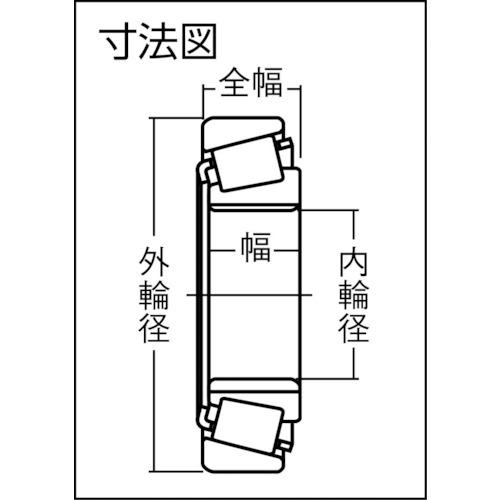 NTN 円すいころ軸受 内輪径240mm 外輪径360mm 幅76mm ( 32048X ) (株