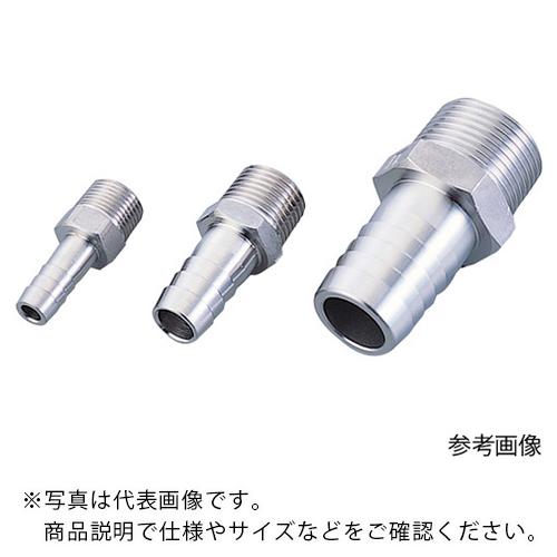 AS 六角ホースニップル 1/4PT-9 ( 1-9542-02 ) | 