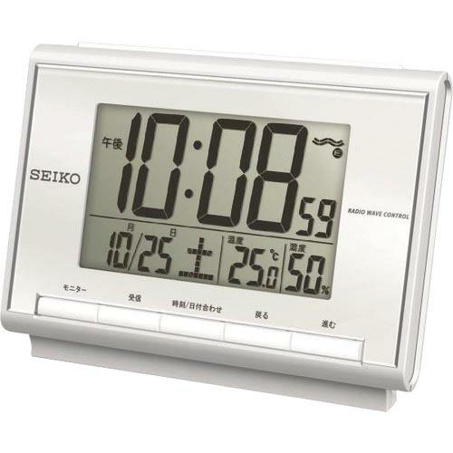 SEIKO 温湿度付き電波時計 ( SQ698S ) セイコータイムクリエーション(株) | SEIKO