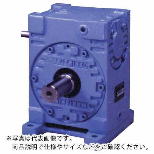 マキシンコー 一段ウォーム減速機 入力容量3.56kW ( MA W P 125 L 60 ) (メーカー取寄)