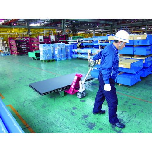 Bishamon ( スギヤス )　ハンドパレットトラック　超低床式　均等荷重１２００ｋｇ　フォーク長さ１１５０ｍｍ ( BM12L-L50 )_4