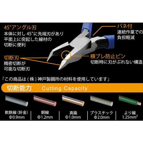 【SALE価格】TTC KingTTC エッジニッパー No.2 全長114mm ( MEN-115 ) (株)ツノダ |  | 04