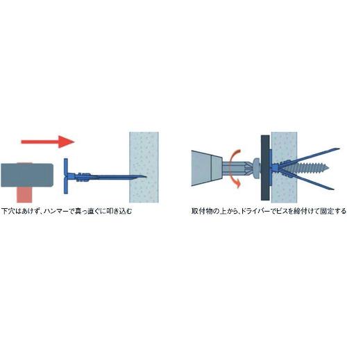 エビ 打込みボードアンカー(100組入) ( MSN ) |  | 01