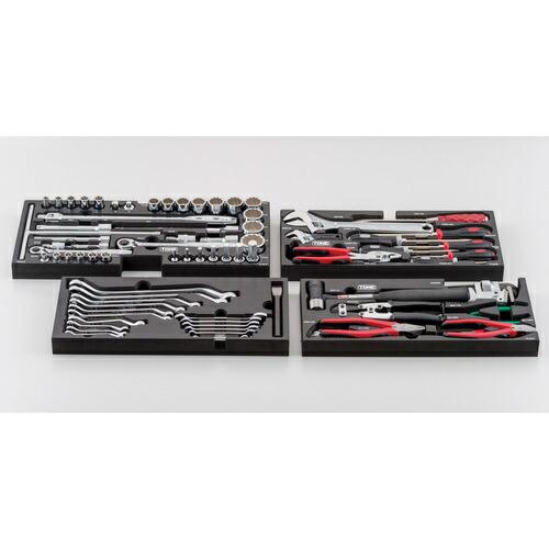 TONE 整備用工具セット ツールセット(シルバー仕様) 間口508×奥行232×高さ302mm ( TSXT950SV ) TONE(株) |  | 01