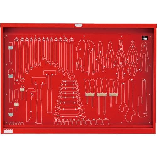 TONE 整備用工具セット サービスボード 間口1086×奥行80×高さ770mm ( C63B ) | 