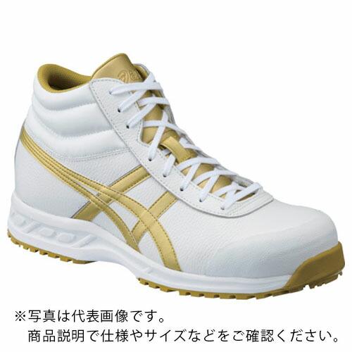 ASICS ウィンジョブ 71S ホワイト×ゴールド 26.5cm ( FFR71S.0194-26.5