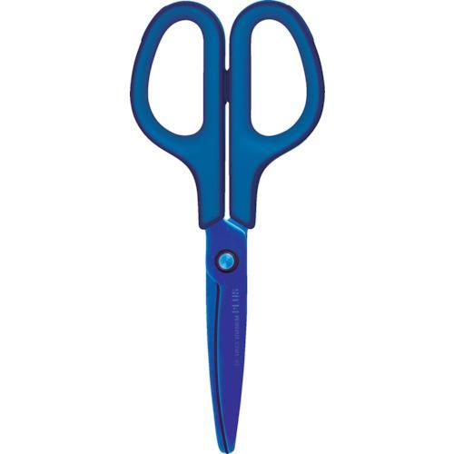 PLUS 34518)ハサミ フィットカットカーブ チタンコート SC-175ST 左右対称グリップ チタンブルー ( SC-175ST TBL ) プラス(株) | 