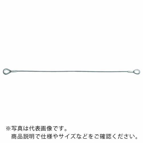 TRUSCO ワイヤロープスリング Eタイプ アルミロック 6mmX1m ( TWEL-6S1 ) | 
