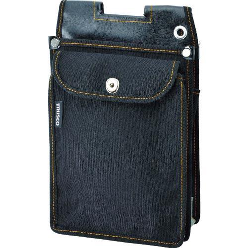 TRUSCO 外線工事用電工腰袋 前ポケット フタ付 ( TDO-FL-BK ) トラスコ中山(株) | 