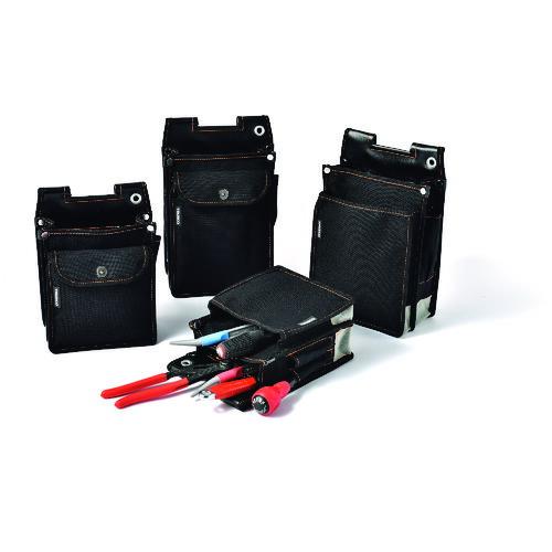 TRUSCO 外線工事用電工腰袋 前ポケット フタ付 ( TDO-FL-BK ) トラスコ中山(株) |  | 01