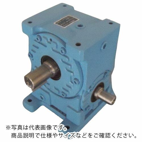 マキシンコー 一段ウォーム減速機 入力容量10.3kW ( MA B P 125 R 20 ) (メーカー取寄)