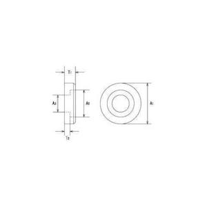 水本 ステンレス 引き取手用化粧座金 適用サイズ径12mm ( TOW-12 ) (株)水本機械製作所 (メーカー取寄) |  | 01