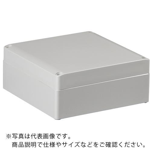 タカチ ( タカチ電機工業 ) 防水・防塵ポリカボックス ホワイトグレー