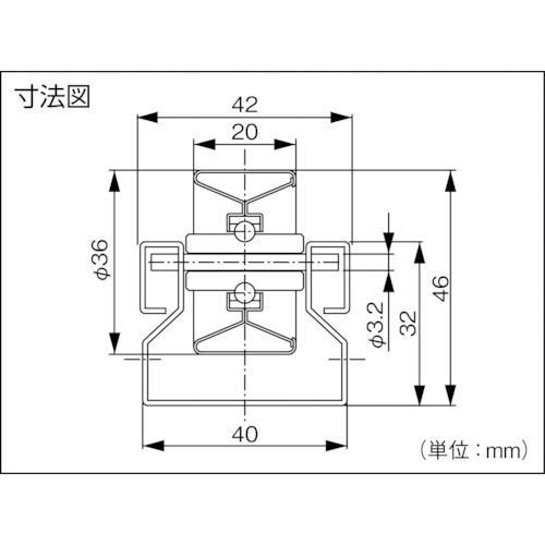 TRUSCO ピッキングラック用SB型スチールホイールコンベヤ Φ36 P40×L1500 ( V-3620SB-40-1500 ) トラスコ中山(株) |  | 01