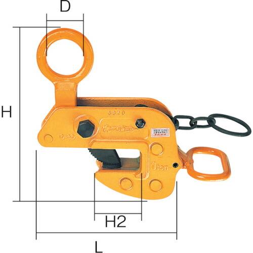 スーパー 横吊クランプ ロックハンドル式 細目仕様 基本使用荷重0.5t クランプ範囲0~25mm ( HLC0.5HN ) (株)スーパーツール |  | 01