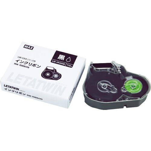MAX チューブマーカー レタツイン 専用インクリボンカセット ( LM-IR500B ) マックス(株) | 