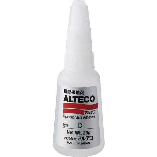 アルテコ 工業用 瞬間接着剤 D 20g (難接着材用) ( D-20G (JN) ) (株)アルテコ | 
