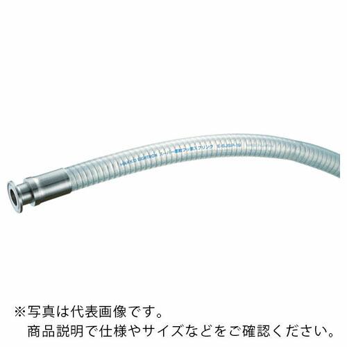 TRUSCO フェルールSP柔軟フッ素スプリングホース Φ32X1.5SX1m ( TE-SJSP-32-F1.5S-1 ) トラスコ中山(株) | 