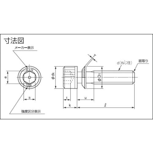 TRUSCO ギザ付皿ばね座金付六角穴付ボルト M4×12 12本入 ニッケルメッキ ( Y011-0412 ) トラスコ中山(株) |  | 01
