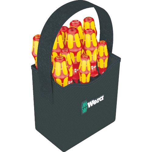 Wera 2GO 絶縁ドライバーセット 持ち手付バッグ入り 11本 ( 004310 ) | 