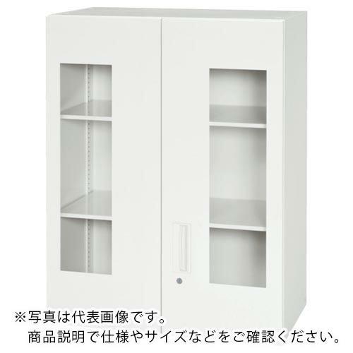 DAISHIN ( ダイシン工業 )　壁面収納庫　窓付き両開き型　上置き専用Ｗ８００　ホワイト ( V840-10HG ) (メーカー取寄)