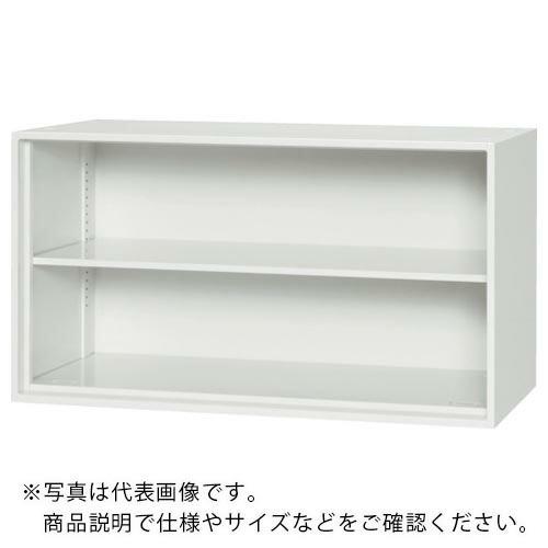 ダイシン 壁面収納庫 オープン型 上置き専用D400 ホワイト ( V940-05K )