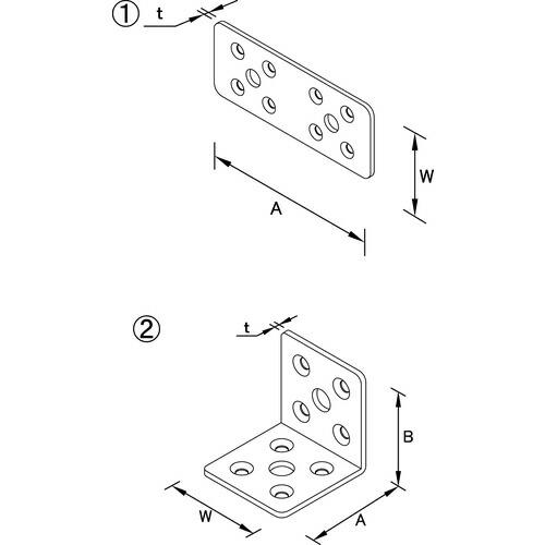 DAIDOHANT マルチ金物 L型 ブラック 2.3×40×42×42 ( 00069102 ) (株)ダイドーハント |  | 05