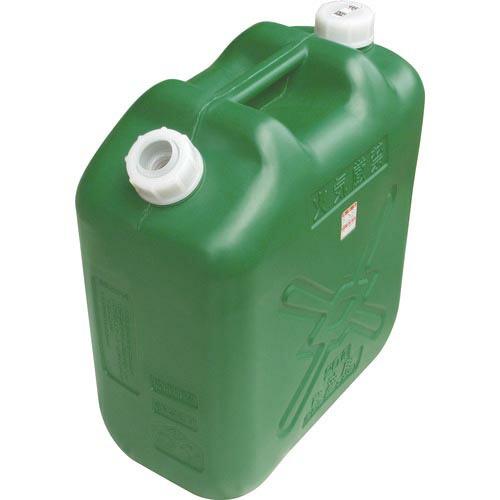 ヒシエス 軽油缶 20Lスリム グリーン ( KY-20S ) 土井金属化成(株) | 