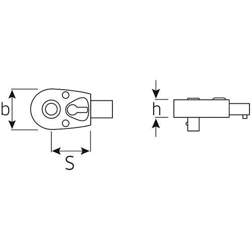 STAHLWILLE 725QR/5 トルクレンチ差替ヘッド(ラチェット) (58253005) ( 725QR/5 )｜orangetool｜02