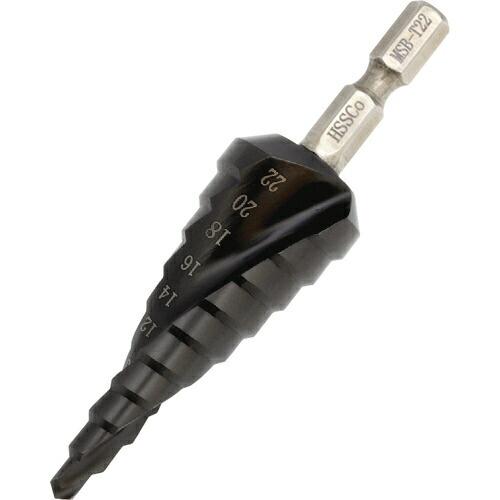 MARVEL 窒化チタンアルミコーティングステップドリル(六角軸シャンク) ( MSB-T22 ) (株)マーベル | 