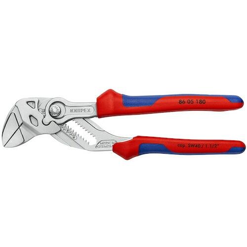 KNIPEX プライヤーレンチ コンフォートハンドル 180mm ( 8605-180 ) KNIPEX社 |  | 02