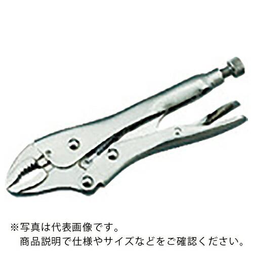 KTC ロッキングプライヤー 曲線あご(ワイヤーカッター付) 全長180mm 最大口開き41mm ( 175WR ) 京都機械工具(株) | 